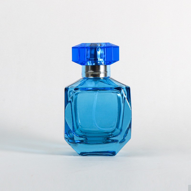 Mavi Boş Cam Sprey Parfüm Şişeleri Ambalaj Cam Şişe Mavi Boş Cam Sprey Parfüm Şişeleri Ambalaj Cam Şişe