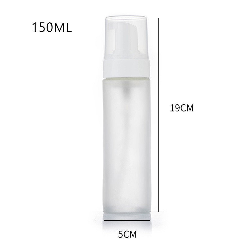 Boş Cam Köpük Pompa Şişesi Temizle Buzlu Cilt Bakımı Köpük El Sabunu Şişesi Boş Cam Köpük Pompa Şişesi Temizle Buzlu Cilt Bakımı Köpük El Sabunu Şişesi