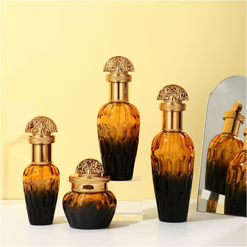 Buzlu Şeffaf Cam Cilt Bakımı Ambalaj Kozmetik Kapları Damlalık Pompalı Cam Losyon Şişesi Buzlu Şeffaf Cam Cilt Bakımı Ambalaj Kozmetik Kapları Damlalık Pompalı Cam Losyon Şişesi