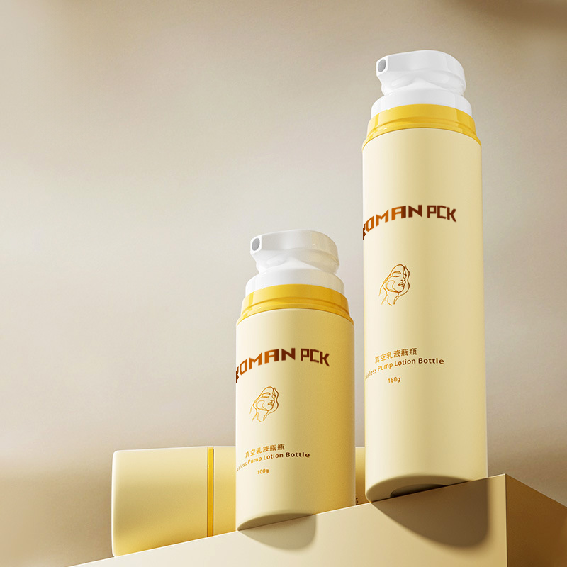 30ml 50ml 80ml 100ml sevimli bebek beyaz sarı pompalı şişe plastik havasız losyon pompalı şişe bebek yüz kremi saç jeli 30ml 50ml 80ml 100ml sevimli bebek beyaz sarı pompalı şişe plastik havasız losyon pompalı şişe bebek yüz kremi saç jeli