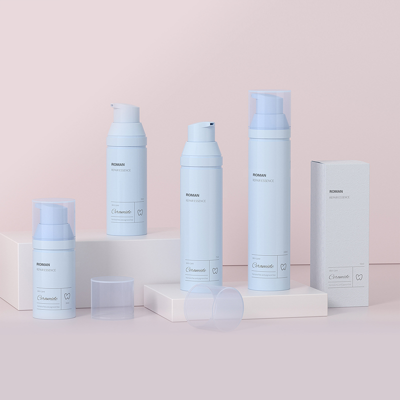 Yüz Kremi Kozmetik Spf Güneş Koruyucu Krem Şişe Konteyner Yüksek Kaliteli Kozmetik Ambalaj için Havasız Pompa Şişesi