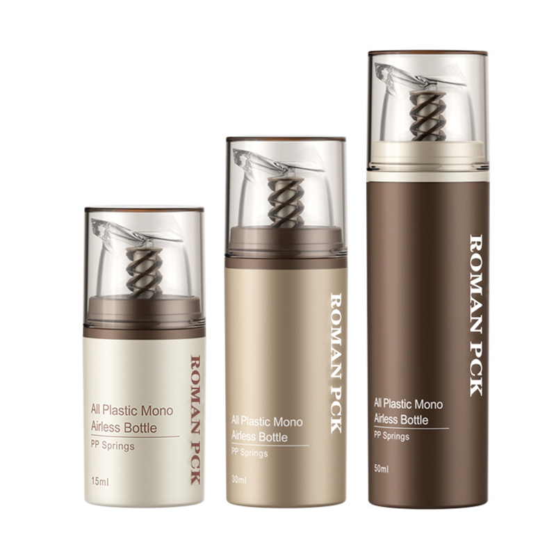 Kahverengi Plastik Havasız Kozmetik Krem Şeffaf Pompa Şişesi Cilt Bakımı Dağıtıcı Makyaj Kabı Krem Jel Losyon için Kahverengi Plastik Havasız Kozmetik Krem Şeffaf Pompa Şişesi Cilt Bakımı Dağıtıcı Makyaj Kabı Krem Jel Losyon için