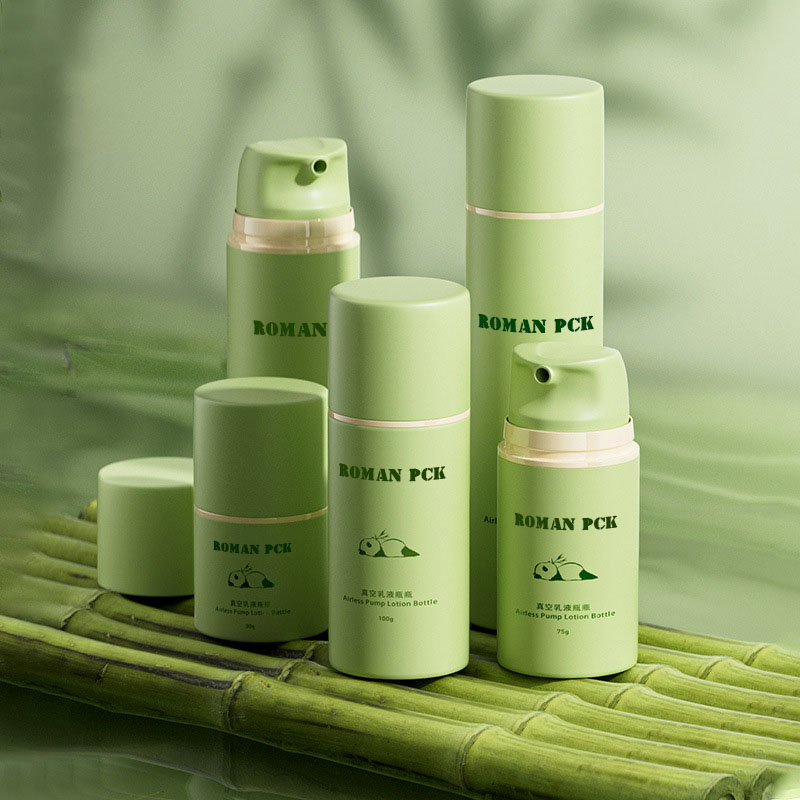 Boş Doldurulabilir Fondöten Astar Yüz Kremi Göz Kremi Havasız Şişe Seti Havasız Pompa Şişeleri Lüks Kozmetik Ambalaj