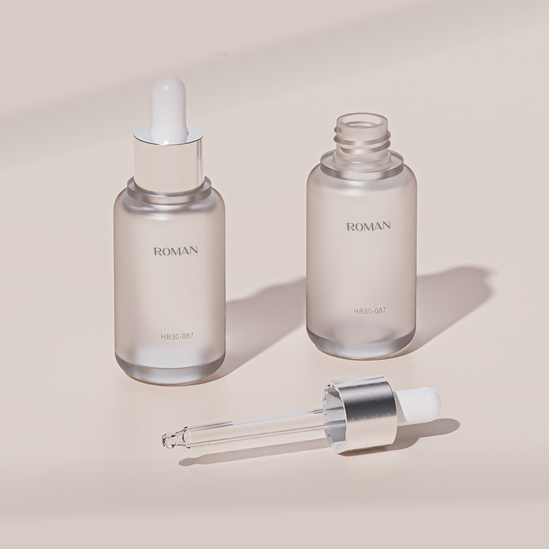 Düz Omuz Buzlu Plastik Serum Şişesi 20ml 30ml 40ml 60ml 80ml 100ml Yüz Serumu için Boş Mat Kozmetik Damlalık Şişe Düz Omuz Buzlu Plastik Serum Şişesi 20ml 30ml 40ml 60ml 80ml 100ml Yüz Serumu için Boş Mat Kozmetik Damlalık Şişe