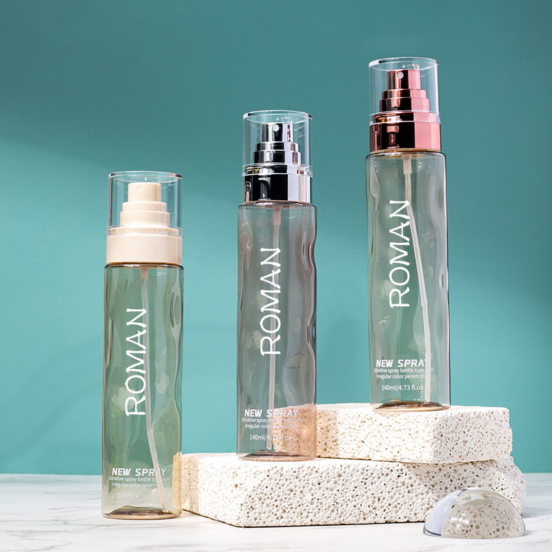 Temizle Yuvarlak Kozmetik Plastik Sprey Toner Şişeleri Boş 100 ml 120 ml Altın Gümüş Serum Pompa Şişesi ile Vakıf Vücut Losyonu Temizle Yuvarlak Kozmetik Plastik Sprey Toner Şişeleri Boş 100 ml 120 ml Altın Gümüş Serum Pompa Şişesi ile Vakıf Vücut Losyonu