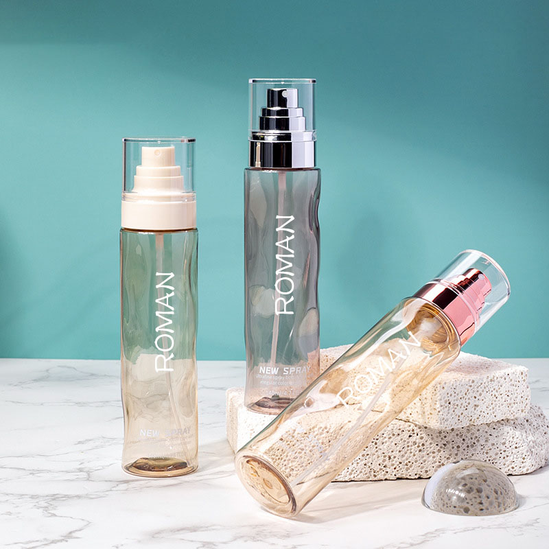 Temizle Yuvarlak Kozmetik Plastik Sprey Toner Şişeleri Boş 100 ml 120 ml Altın Gümüş Serum Pompa Şişesi ile Vakıf Vücut Losyonu Temizle Yuvarlak Kozmetik Plastik Sprey Toner Şişeleri Boş 100 ml 120 ml Altın Gümüş Serum Pompa Şişesi ile Vakıf Vücut Losyonu