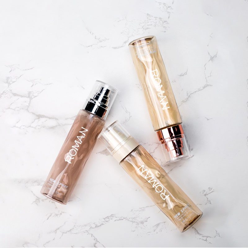 Temizle Yuvarlak Kozmetik Plastik Sprey Toner Şişeleri Boş 100 ml 120 ml Altın Gümüş Serum Pompa Şişesi ile Vakıf Vücut Losyonu Temizle Yuvarlak Kozmetik Plastik Sprey Toner Şişeleri Boş 100 ml 120 ml Altın Gümüş Serum Pompa Şişesi ile Vakıf Vücut Losyonu