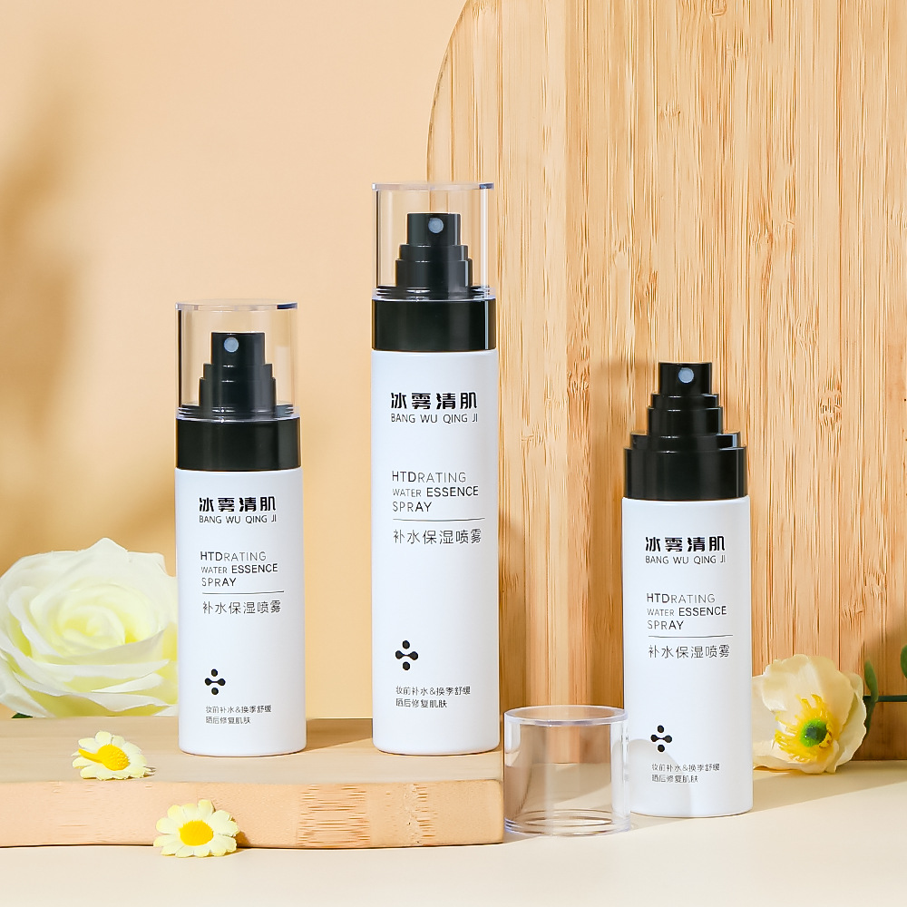 Beyaz Kalın duvarlı 80ml 100ml 120ml 150ml PET Plastik Boş Vücut İnce Mist Sprey Şişesi Parfüm Nemlendirici Su için Beyaz Kalın duvarlı 80ml 100ml 120ml 150ml PET Plastik Boş Vücut İnce Mist Sprey Şişesi Parfüm Nemlendirici Su için