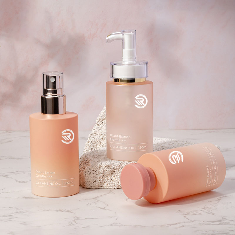 Boş 100ml 200ml 300ml 400ml Kozmetik Şampuan Yüz Kremi Toner Çevirmeli Üst Kapaklı PE Plastik Şişeler Sıkma