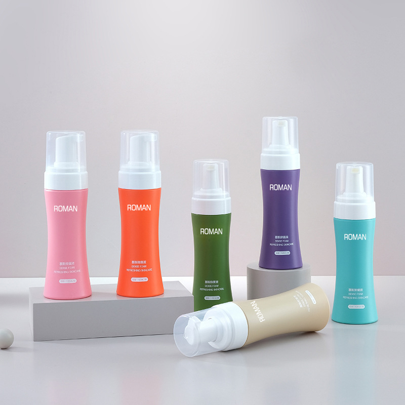 Yüz Temizleyici El Dezenfektanı Sıvı Köpük Köpük Şişesi 100ml 120ml 150ml 200ml Sıvı Sabunluk İnce Bel Köpük Şişesi