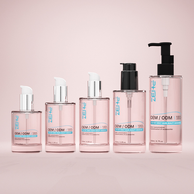 Kalın Tabanlı Çok Kapasiteli Cam Kozmetik Serum Şişesi Kalın Tabanlı Çok Kapasiteli Cam Kozmetik Serum Şişesi