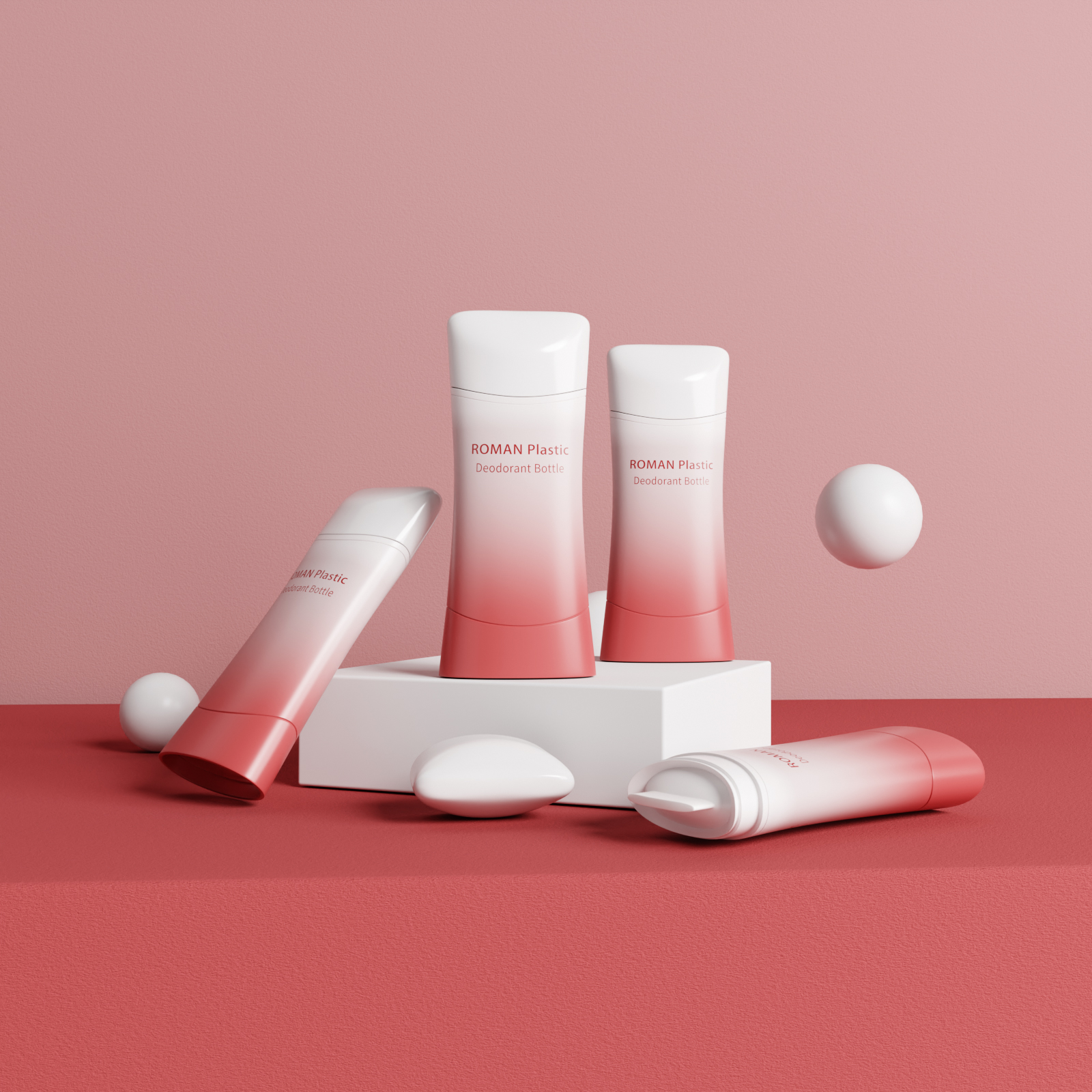 Bel Şeklinde Oem Odm Üst Dolum Ambalajı Renkli Boş Kıvrımlı Plastik Şeffaf Katı Deodorant Kabı Bel Şeklinde Oem Odm Üst Dolum Ambalajı Renkli Boş Kıvrımlı Plastik Şeffaf Katı Deodorant Kabı