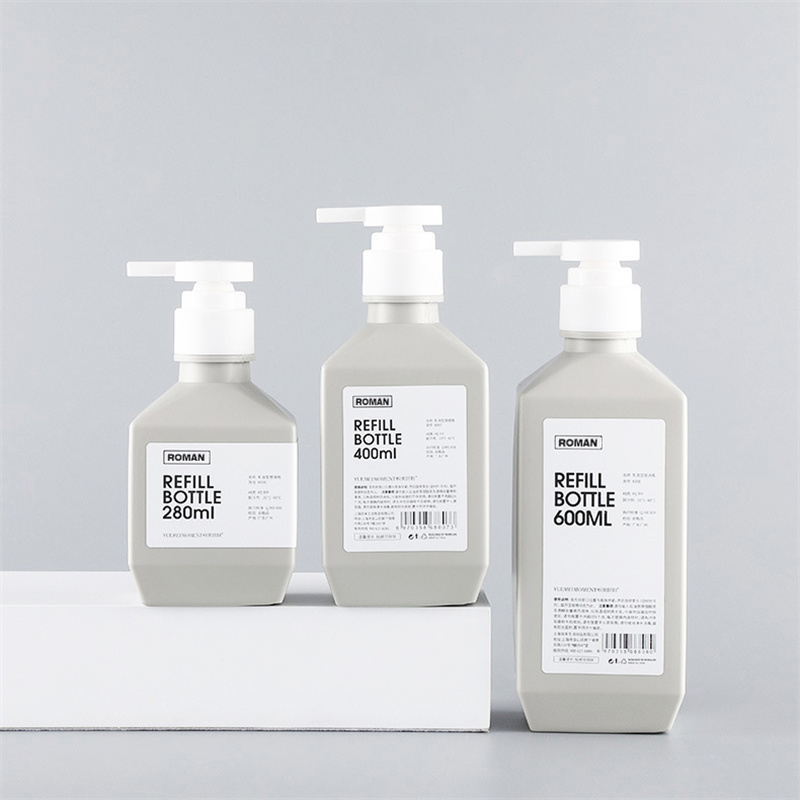 300ml 400ml 600ml PE Plastik Losyon Şişeleri Şampuan Şişeleri Kozmetik Ambalaj için Vücut Yıkama Losyonu Vücut Süt Şişesi 300ml 400ml 600ml PE Plastik Losyon Şişeleri Şampuan Şişeleri Kozmetik Ambalaj için Vücut Yıkama Losyonu Vücut Süt Şişesi