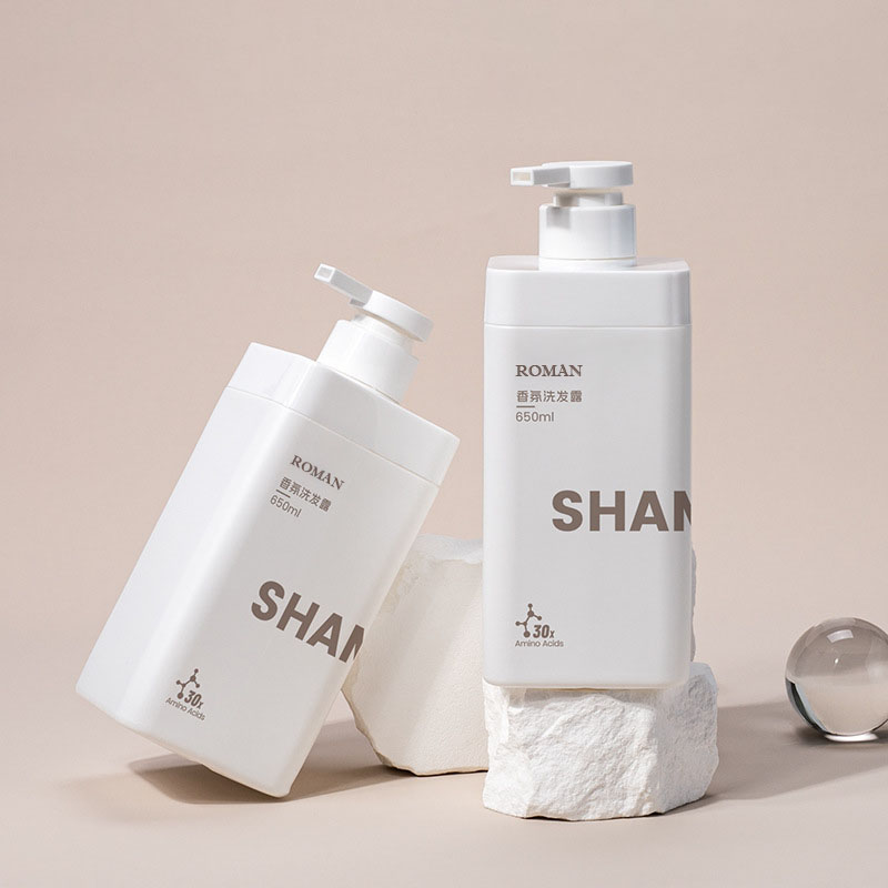 Yeni Tasarım Özel Logo Mat Beyaz 650 ml Kare Boş HDPE Plastik Çamaşır Deterjanı Sıvı Şişe 1L Şampuan Duş Jeli Yeni Tasarım Özel Logo Mat Beyaz 650 ml Kare Boş HDPE Plastik Çamaşır Deterjanı Sıvı Şişe 1L Şampuan Duş Jeli