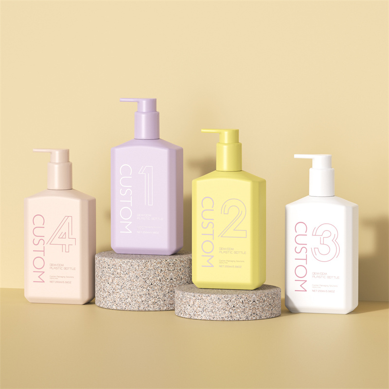 250 ml 10 oz Buzlu Düz Eğik Omuz El Vücut Losyonu Pompa Şişeleri Cilt Bakımı Bebek Şampuanı Duş Jelleri Şişe 250 ml 10 oz Buzlu Düz Eğik Omuz El Vücut Losyonu Pompa Şişeleri Cilt Bakımı Bebek Şampuanı Duş Jelleri Şişe
