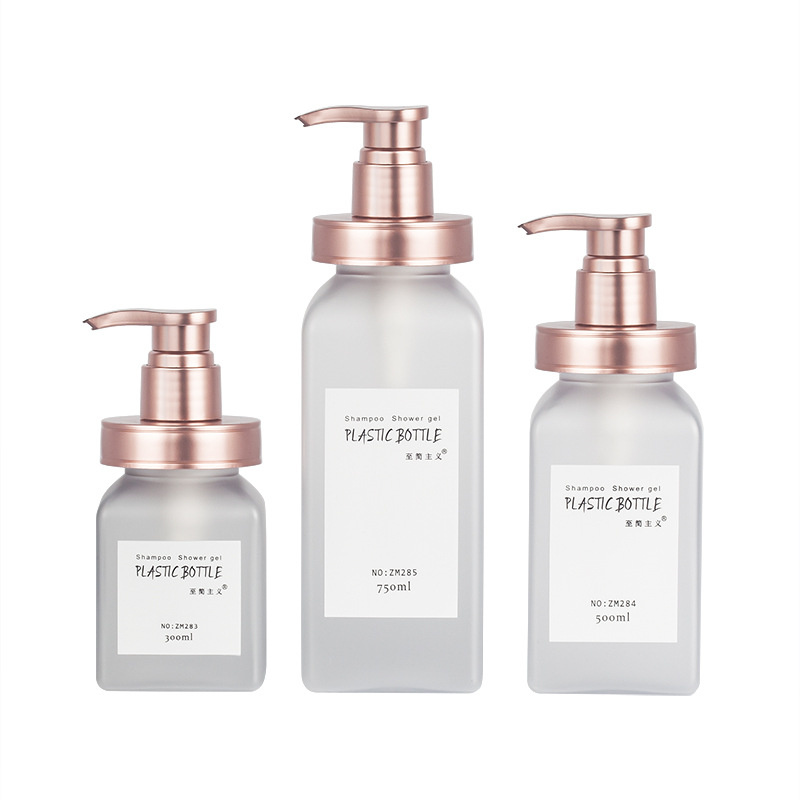 300ml 500ml 700ml Lüks Kozmetik Ambalaj Buzlu Yumuşak Yüzey Dokunmatik Sıkma Vücut Losyonu Yıkama Otel Şampuan Şişeleri Altın Gül Pompalı 300ml 500ml 700ml Lüks Kozmetik Ambalaj Buzlu Yumuşak Yüzey Dokunmatik Sıkma Vücut Losyonu Yıkama Otel Şampuan Şişeleri Altın Gül Pompalı