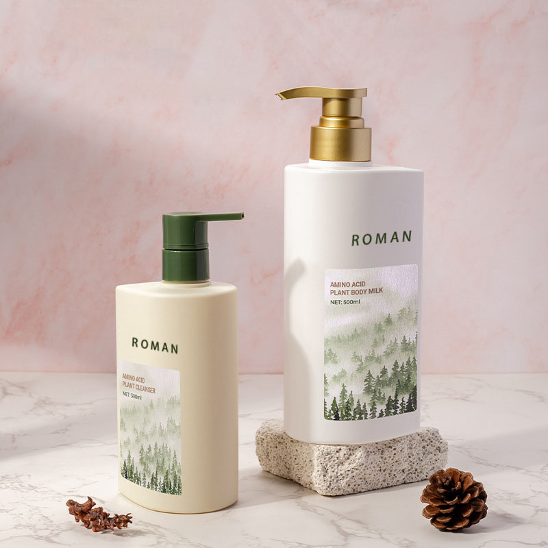 300ml 500ml Plastik Losyon Ayrı Şişe Basın Şişe El Losyonu Banyo Jeli Şampuan Ayrı Şişe Sabunluk