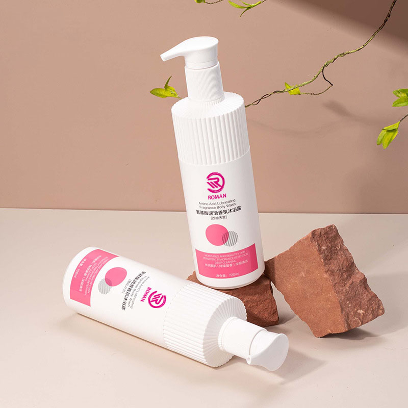 Sıcak Beyaz Çizgili HDPE Plastik Şişe, Oluklu Meme ile 500ml 700ml Şampuan Duş Jeli Losyon, Pompa Kapaklı Vietnam Sıcak Beyaz Çizgili HDPE Plastik Şişe, Oluklu Meme ile 500ml 700ml Şampuan Duş Jeli Losyon, Pompa Kapaklı Vietnam