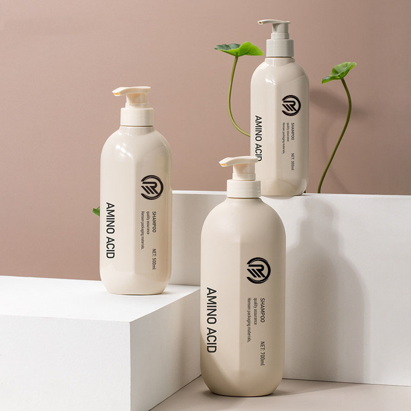 Yeni Varış Lüks Plastik Boş Kahverengi Duş Jeli 300 ml Şampuan Vücut Losyonu Kremi Yıkama Vücut 500 ml 700 ml Pompa Şişesi