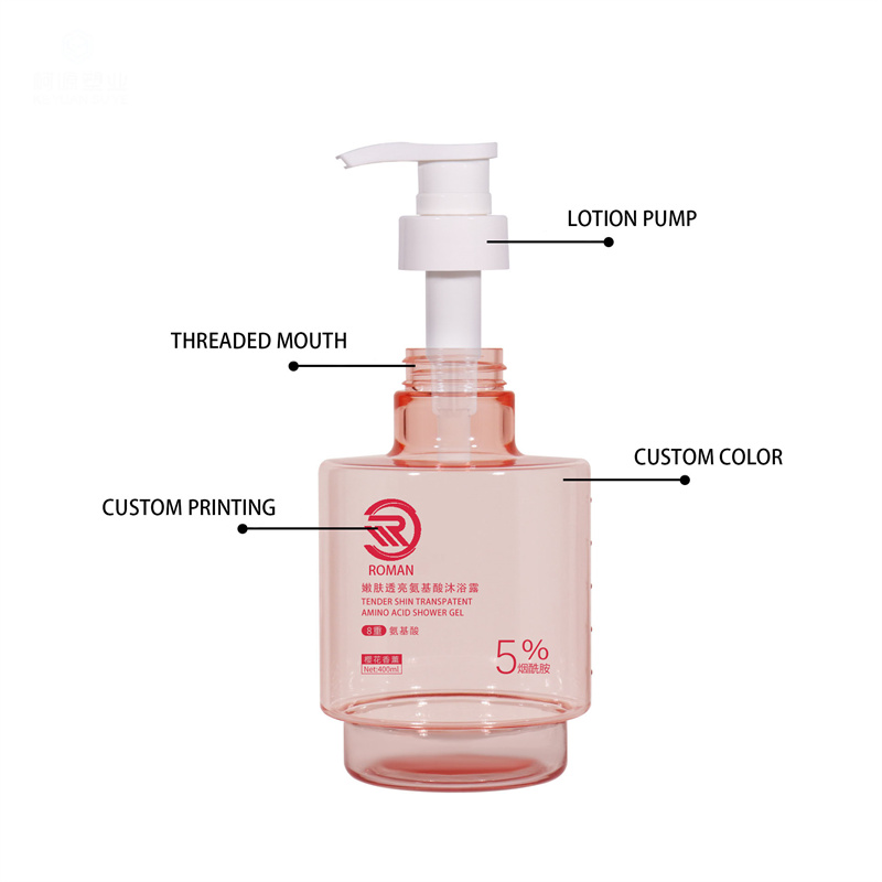 Yeni Geliş Premium Pembe 250ml 300ml 400ml Mat Şeffaf Boş Yuvarlak Lüks Cilt Bakımı Vücut Yağı Yüz Serum Pompası ve Ambalajlı Losyon Şişesi Yeni Geliş Premium Pembe 250ml 300ml 400ml Mat Şeffaf Boş Yuvarlak Lüks Cilt Bakımı Vücut Yağı Yüz Serum Pompası ve Ambalajlı Losyon Şişesi