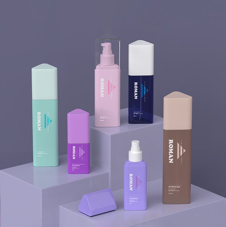 Güvenilir Plastik 30ml 50ml 80ml Üçgen Şampuan Duş Jeli Konteyner Saç Kremi Losyon Pompası Şişe Yüz Temizleyici